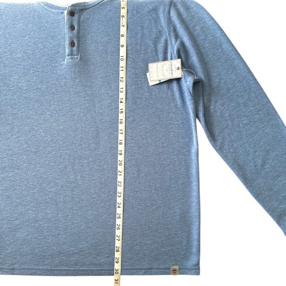 Flag & Anthem Henley Shirt Stretch Comfort Long Sleeve Casual Button XL | $39.50 - Picture 7 of 9